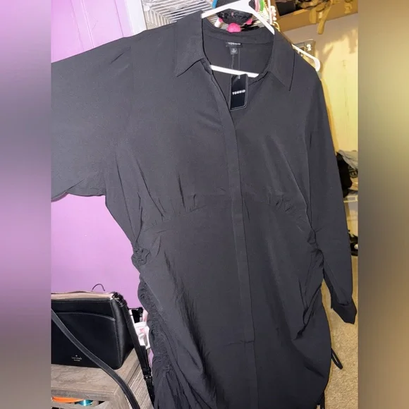 BNWT! Torrid Shirt Dress - Picture 3 of 5